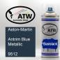 Preview: Aston-Martin, Antrim Blue Metallic, 9512: 400ml Sprühdose, von ATW Autoteile West.